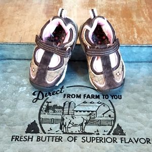 Stride Rite Baby Girl Tennis Shoes Size 4.5W